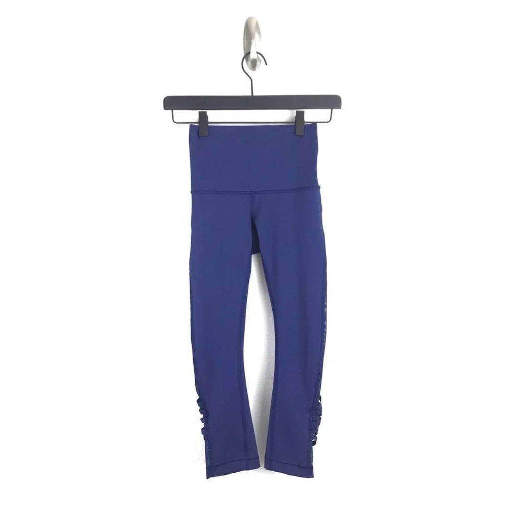 NWOT RARE Lululemon Minimalist Crop Legging Hero Blue - Picture 3 of 10
